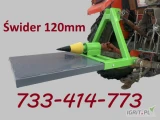 ŚWIDER do drewna 120mm do ciągnika NAJMOCNIEJSZA łuparka