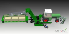 Przedstawiamy Państwu produkt marki PRO-CNC - kombajn do zbioru jabłek przemysłowych.
