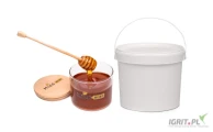 Sprzedam naturalny miód pszczeli w wiadrach po 25 kg.