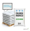 Chlorek magnezu płatki, Eko sól drogowa 1000 kg (40 X 25 kg).