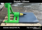 Łuparka świdrowa 120m do drewna na wałek WOM / świder rębak
