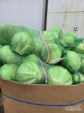 Sprzedam kapustę białą kaliber:  2-4 kg worek 20kg - duże ilości