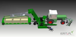Przedstawiamy Państwu produkt marki PRO-CNC - kombajn do zbioru jabłek przemysłowych.
