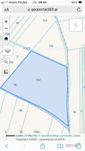 Do sprzedania dwie działki rolne o powierzchni razem 3,70 ha przedzielone drogą gruntową . Jedna 0.8 ha druga 2.9 ha możliwość...