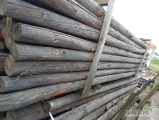 Sprzedam słupy drewniane 4m cena 20zl ilość około 300szt tel 693096500